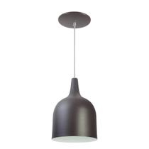 Luminária Pendente Gota Com Interior Branco Brilho Com Fiação 110/220v