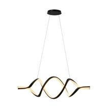 Luminária Pendente Hevvy Horizon Led Preto - PZ-0085BK Luminária Pendente Hevvy Horizon Led Preto - PZ-0085BK