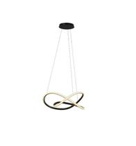 Luminária Pendente Horizon Organic Black Led 48w - Hevvy
