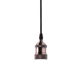 Luminária Pendente Industrial Simples Soquete E27 Dot Metal Indie - Taschibra