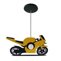 Luminária Pendente Infantil Moto Carro Quarto Criança Bebê