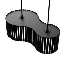 Luminária Pendente INFINITA Modelo Ripado Luminária Pendente INFINITA Modelo Ripado