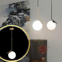 Luminária Pendente Jabuticaba 45cm Angular Globo Vidro 15cm Teto Gimpo KJDD-E-059-12-PAI Luminária Pendente Jabuticaba 45cm Angular Globo Vidro 15cm Teto Gimpo KJDD-E-059-12-PAI