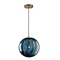 Luminária pendente KCO Lighting Modern Globe Blue Glass 25cm Luminária pendente KCO Lighting Modern Globe Blue Glass 25cm