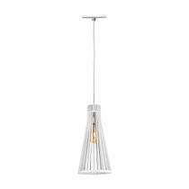 Luminária Pendente Krist Madeirado Branco Vesper