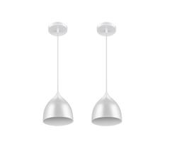 Luminária Pendente Led 9w 6500k fria Branco Elgin kit 2 pçs Luminária Pendente Led 9w 6500k fria Branco Elgin kit 2 pçs