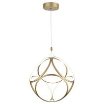 Luminária Pendente LED Arcos Moderno Sala Quarto 24W 4000K
