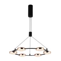 Luminária Pendente LED Bella Beep Black & Gold KW010B - BELLA ILUMINACAO