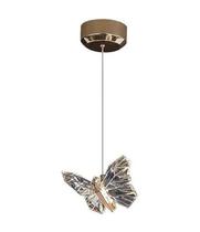 Luminária Pendente Led Borboleta Gold Bivolt Moderno - 6010