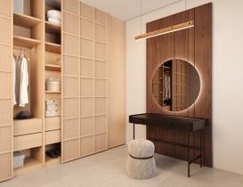 Luminária Pendente Led Canada 36w 4000lm Bivolt Madeira