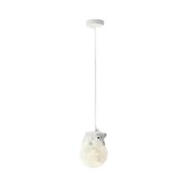 Luminária Pendente LED Em Forma De Urso Coelho Nórdico Para Sala De Jantar Quarto Infantil Lustre De