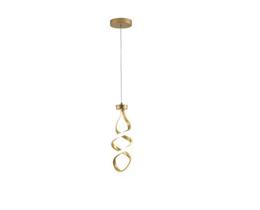 Luminária Pendente Led Espiral Moderno Sala Quarto 20W - Nitrolux Luminária Pendente Led Espiral Moderno Sala Quarto 20W - Nitrolux