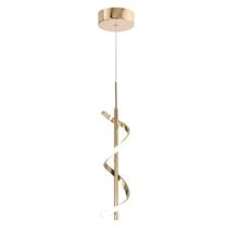 Luminária Pendente Led Espiral Moderno Teto 10w 4000k Bivolt - Nitrolux