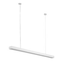 Luminaria Pendente LED linear Otan 24w 3000k 1,20mt Branco