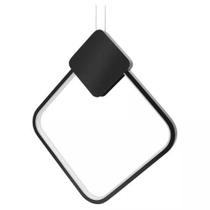 Luminária Pendente Led Losango 3000k Minimalista Moderno