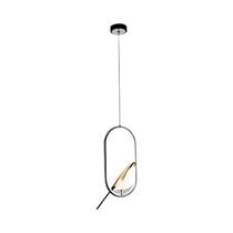 Luminária Pendente LED Magpie - Preto e Prata - para Quarto - AC85-265V