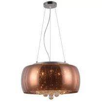 Luminária Pendente Lustre Attractive Gota Cobre 40cm Startec