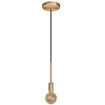 Luminária Pendente Lustre Infinite 21Cm Dourado + Led G95