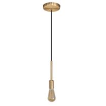 Luminária Pendente Lustre Infinite 21Cm Dourado + Led ST64 Luminária Pendente Lustre Infinite 21Cm Dourado + Led ST64