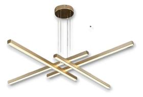 Luminaria Pendente Lustre Led Sala 4 Barras Palito Mg123