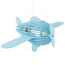 Luminária Pendente Madeira Avião Teco Teco Infantil e27 Luminária Pendente Madeira Avião Teco Teco Infantil e27