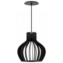 Luminária Pendente Madeira Circus 25cm Soquete E27 Sala Luminária Pendente Madeira Circus 25cm Soquete E27 Sala