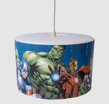 Luminária Pendente Marvel Personagens Teto Quarto Gamer Geek Decorativa LED Bivolt Luminária Pendente Marvel Personagens Teto Quarto Gamer Geek Decorativa LED Bivolt