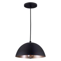 Luminária Pendente Meia Lua Montreal P Lustre Sala Mesa Cozinha Bivolt E27