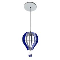 Luminária Pendente Menino(a) Balão Azul escuro Infantil Teto Kid