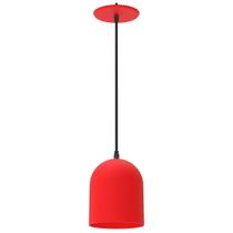Luminária Pendente Modaza Tazza, Vermelho