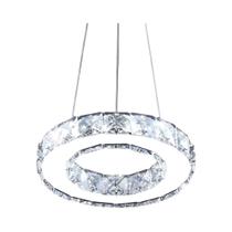 Luminária Pendente Moderna De Cristal LED Para Decoração De Quarto De Casa, Lâmpada Simples De Lapso