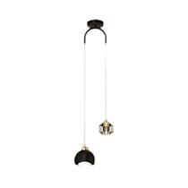 Luminária Pendente Moderna De LED Com Cristais Para Quarto, Lustre Nórdico Para Teto, Decoração Para Luminária Pendente Moderna De LED Com Cristais Para Quarto, Lustre Nórdico Para Teto, Decoração Para