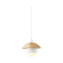 Luminária Pendente Moderna De Madeira LED E27 Para Cozinha E Sala De Jantar
