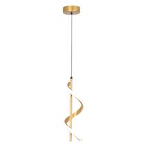 Luminária Pendente Moderno Espiral com LED embutido Branco frio, morno e quente bivolt 110v220v Luminária Pendente Moderno Espiral com LED embutido Branco frio, morno e quente bivolt 110v220v