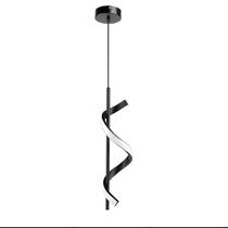 Luminária Pendente Moderno Espiral com LED embutido Branco frio, morno e quente bivolt 110v220v Luminária Pendente Moderno Espiral com LED embutido Branco frio, morno e quente bivolt 110v220v