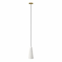 Luminária pendente Modway Beacon Opal Satin Brass 1 luz Luminária pendente Modway Beacon Opal Satin Brass 1 luz