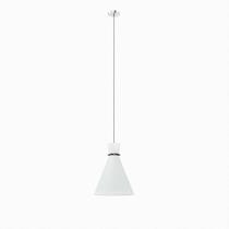 Luminária pendente Modway Starlight White Nickel 39x39x183cm