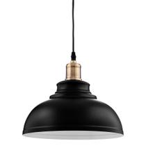 Luminária Pendente Nagri Preto E Dourado Kala - 284091