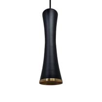 Luminária Pendente Nobre Montreal Luxo 30,5x7cm Preto Luminária Pendente Nobre Montreal Luxo 30,5x7cm Preto
