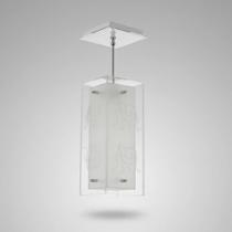 Luminária Pendente Ornare Vidro/acrílico - Branco Luminária Pendente Ornare Vidro/acrílico - Branco