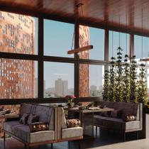 Luminária Pendente Ouro 3 Roscas E27 Madeira Maciça Corrente