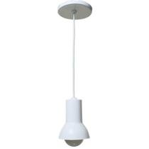 Luminaria pendente premium 1 lampada branco- plastico - gazplast