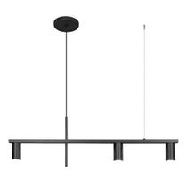 Luminária Pendente Retangular 75cm Tubo