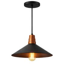 Luminária Pendente Retrô Industrial de Teto para Sala Quarto Cozinha Decoração