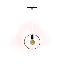 Luminária Pendente Ring Line Lustre Aramado Premium Elegance