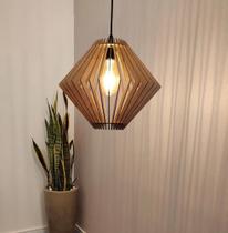 Luminária Pendente Ripado 1 Lamp. -juni