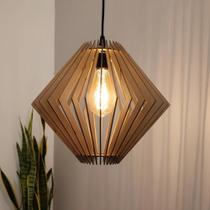 Luminária Pendente Ripado 1 Lamp. -juni