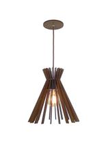 Luminária Pendente Ripado 28cm para Mesa Balcão Bancada Cozinha passa Prato Área Gourmet Luminária Pendente Ripado 28cm para Mesa Balcão Bancada Cozinha passa Prato Área Gourmet