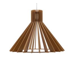 Luminária Pendente Ripado Cone 1 Lamp. - Juni