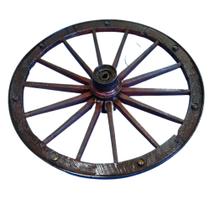 Luminária Pendente Roda de Carroça Rústico